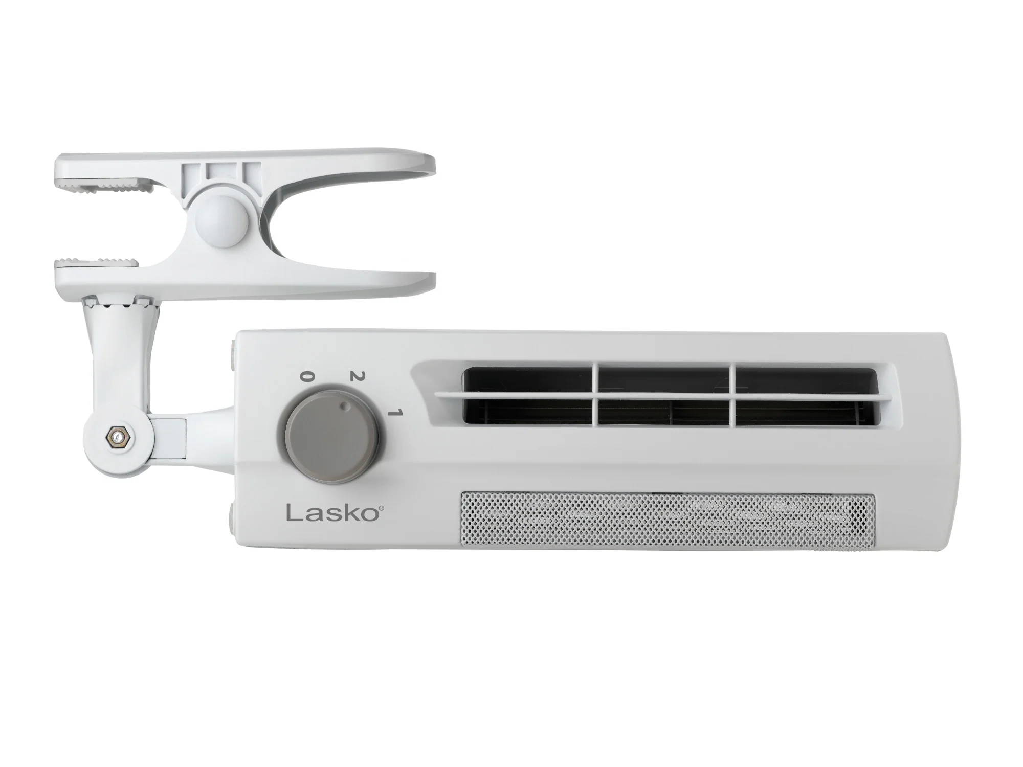 Lasko 10" Clip Stik Desk Ultra-Slim 2-Speed Table Fan, 4006, White - Image 8