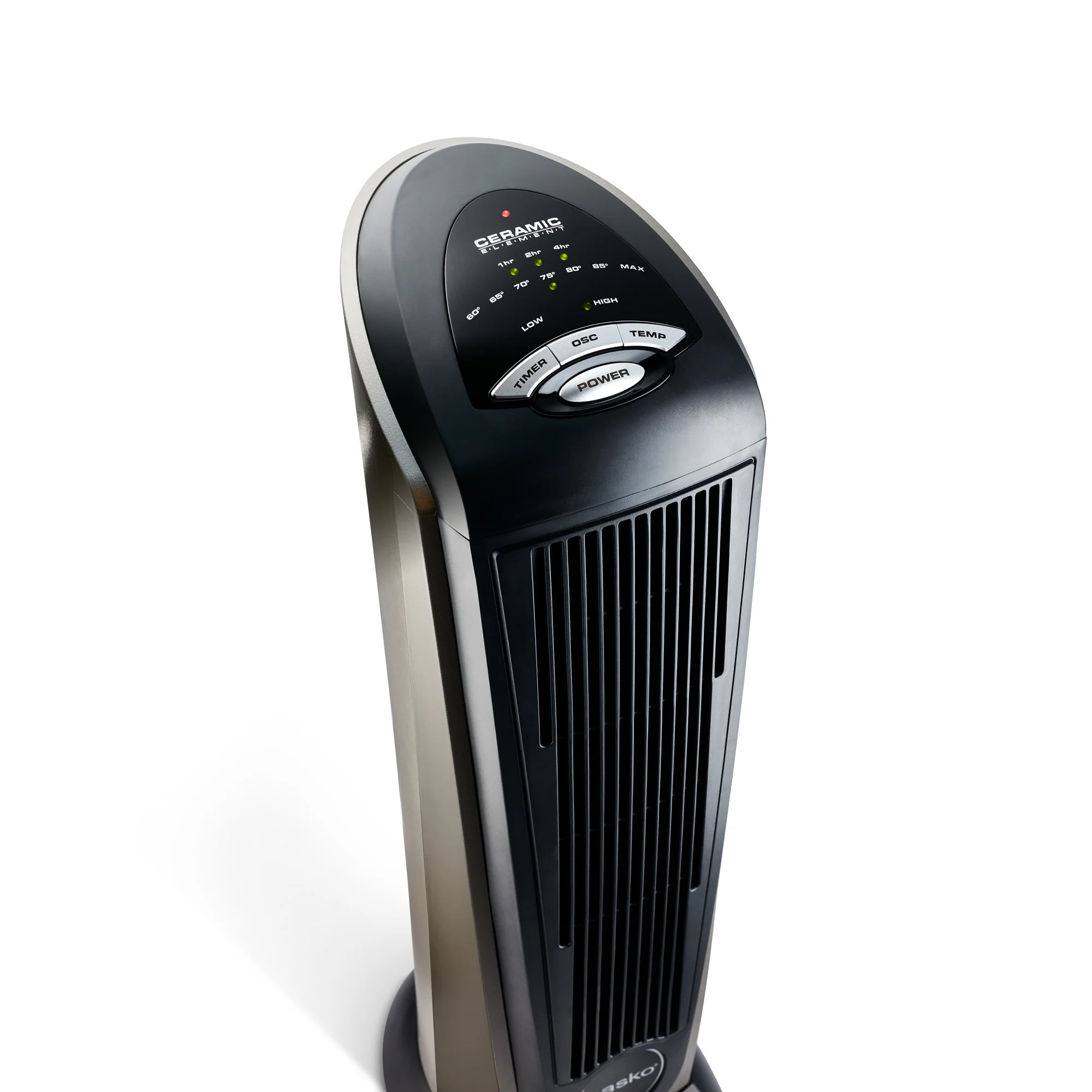 Lasko Electric Oscillating Ceramic Tower Space Heater with Remote Control, 751320, Black - Image 9