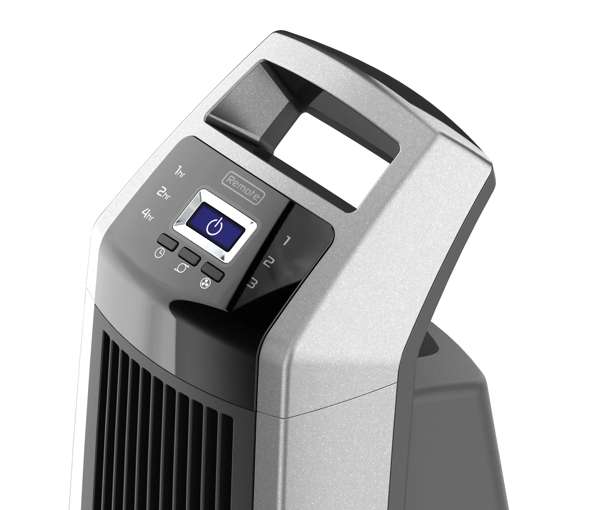Lasko High Velocity Tower Fan with Remote Control, U35115, Silver/Black - Image 8